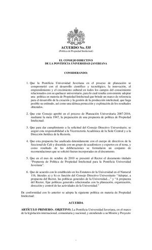 Política De Propiedad Intelectual
