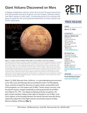 Giant Volcano Discovered on Mars