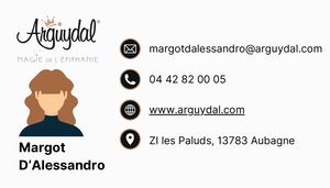 Carte De Visite Margot D'alessandro Arguydal