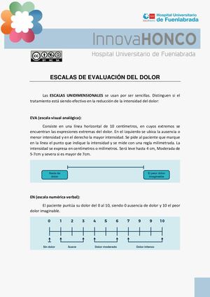 Escalas De Evaluacion Del Dolorsubido