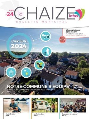 Bulletin municipal Mars 2024 La Chaize-le-Vicomte