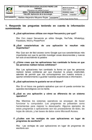 Trabajo Tecnologia Taller 1 Matteo Moyano V97