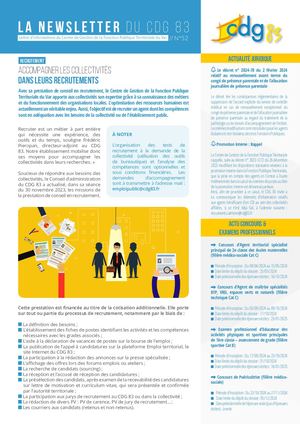 Newsletter Cdg83 Mars 2024