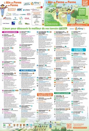 De Ferme En Ferme Dépliant 2024