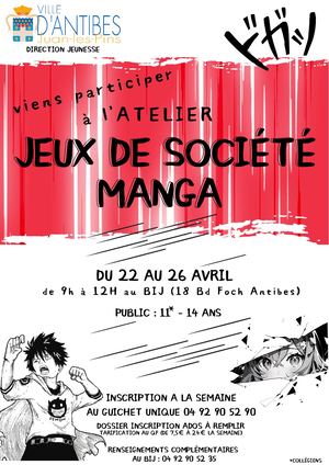 Stage Manga de la Direction Jeunesse