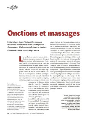 Onctions et massages, Corinne Lamour