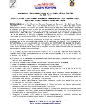 Millonario contrato para refrigerio y capacitación del Concejo en Quilichao.