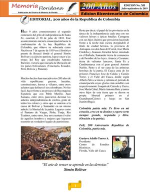 Memoria Floridana XII