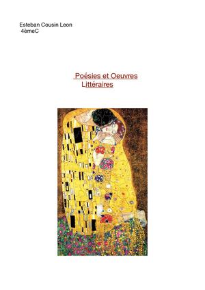 Anthologie sur la poésie autour sentiment amoureux