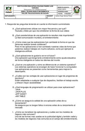 Tecnologia Juan taller