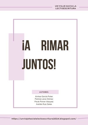 ¡A rimar juntos!