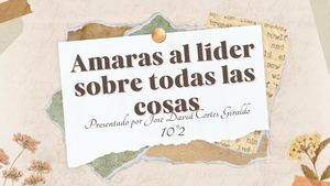 Presentación - Revista "Amaras al lider sobre todas las cosas"