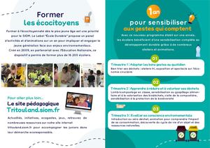 Programme Ecole Durable du Siom de la Vallée de Chevreuse