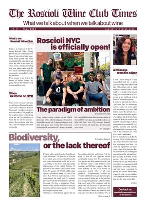 Roscioli N.3 Fall 2023