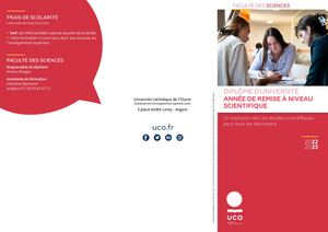Année De Remise À Niveau Scientifique Angers