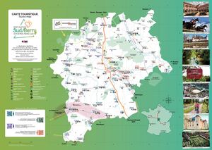 Destination Sud Berry Carte Touristique 2024