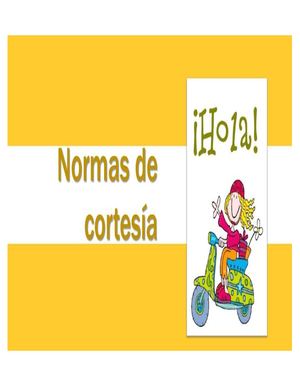 NORMAS DE CORTESIA