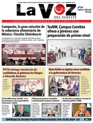 La Voz del Sureste 16 03 2024