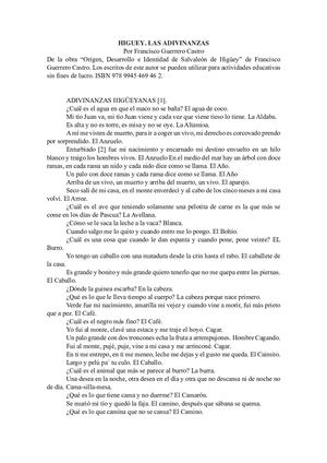 Higuey Las Adivinanzas