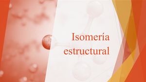 Isomería Estructural
