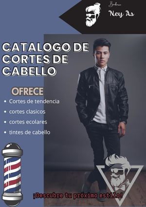 Documento A4 Catálogo De Productos De Barbería Fotográfico Negro (1)