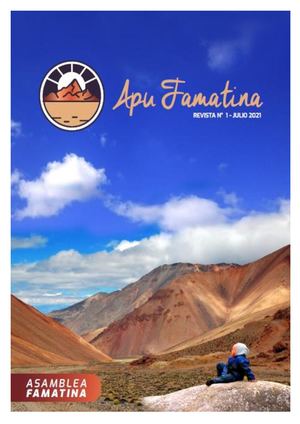 Apu Famatina Nro 1 Julio 2021