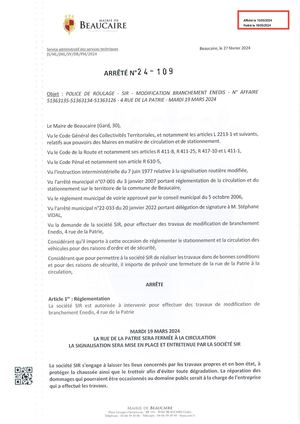 Parution Actes Administratifs (arrêtés) (4).