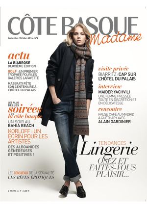 Côte Basque Madame Automne 2014