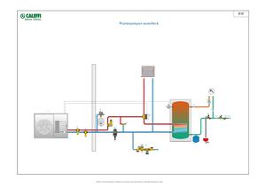 Caleffi Schema Warmtepompset Monoblock