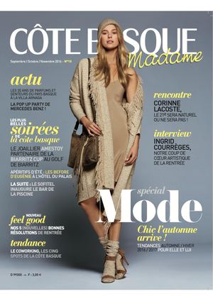 Côte Basque Madame Automne 2016