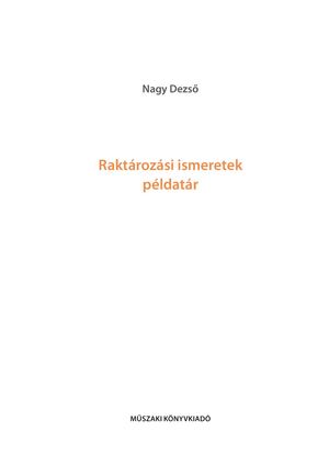 MK-7005 Raktározási példatár