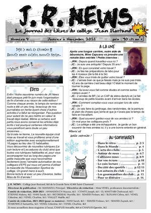 JR News n°9 Janvier à Novembre 2021