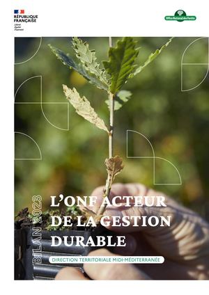 Rapport d'activité ONF Midi-Méditerranée 2023