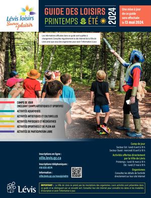 Guide des loisirs printemps-été 2024