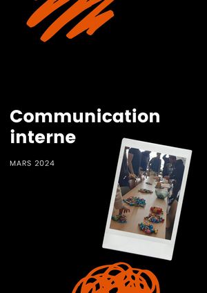 Communication Interne Mars 2024