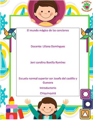 Cancionario carolina Bonilla