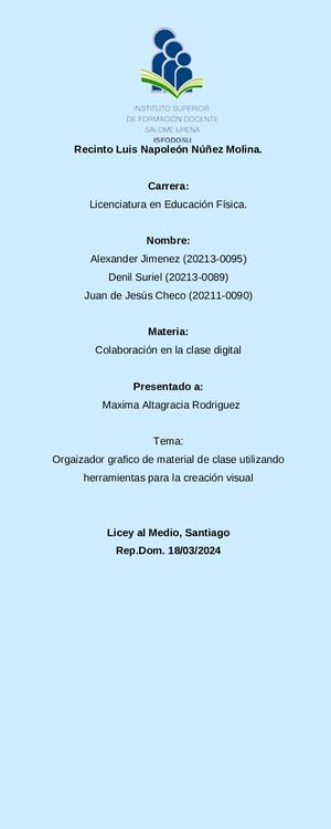 Línea De Tiempo Organizador Grafico