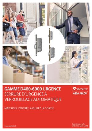 Serrure Automatique D460 6000