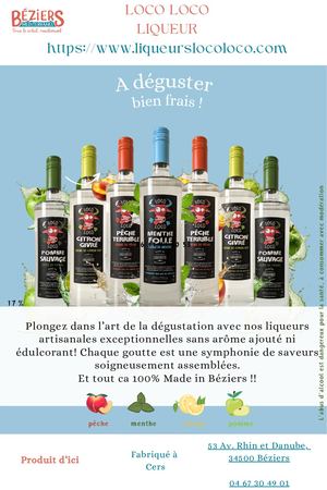 Fiche produit - Loco Loco Liqueurs