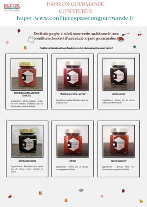 Fiche produit - Passion Gourmande Confitures