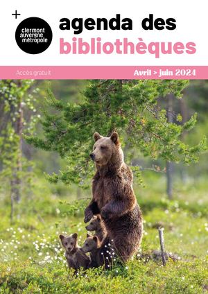 Agenda des bibliothèques métropolitaines avril à juin 2024