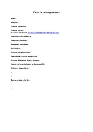 Fiche La Thoison