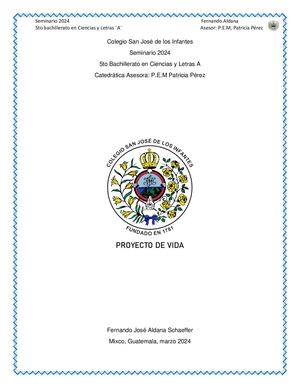 Proyecto De Vida Fer Revista