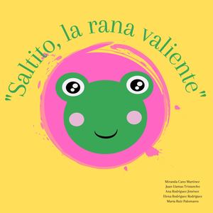 Logo Kinder Escuela Infantil Alegre Rana Verde Rosa Amarillo