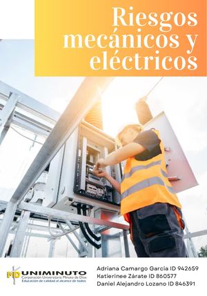 Riesgos mecánicos y eléctricos