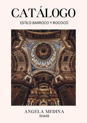 Catalogo Barroco Y Rococó