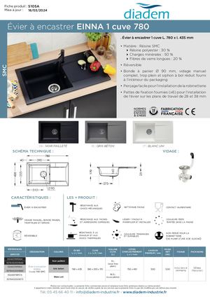 EINNA 1 CUVE 780 SMC