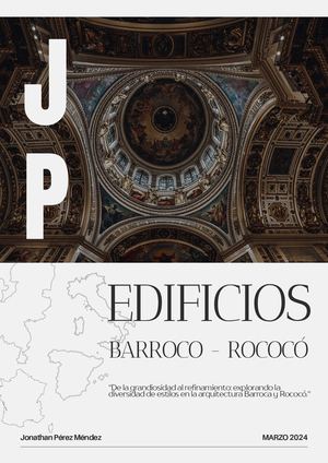 Catálogo de edificios Barrocos y Rococó