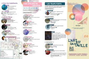 Planche Programme L'Art Est Dans La Ville 2023