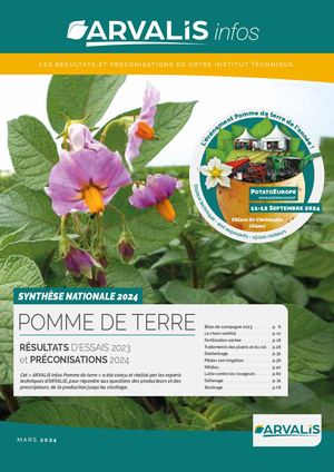 Arvalis Infos Pommes de Terre 2024